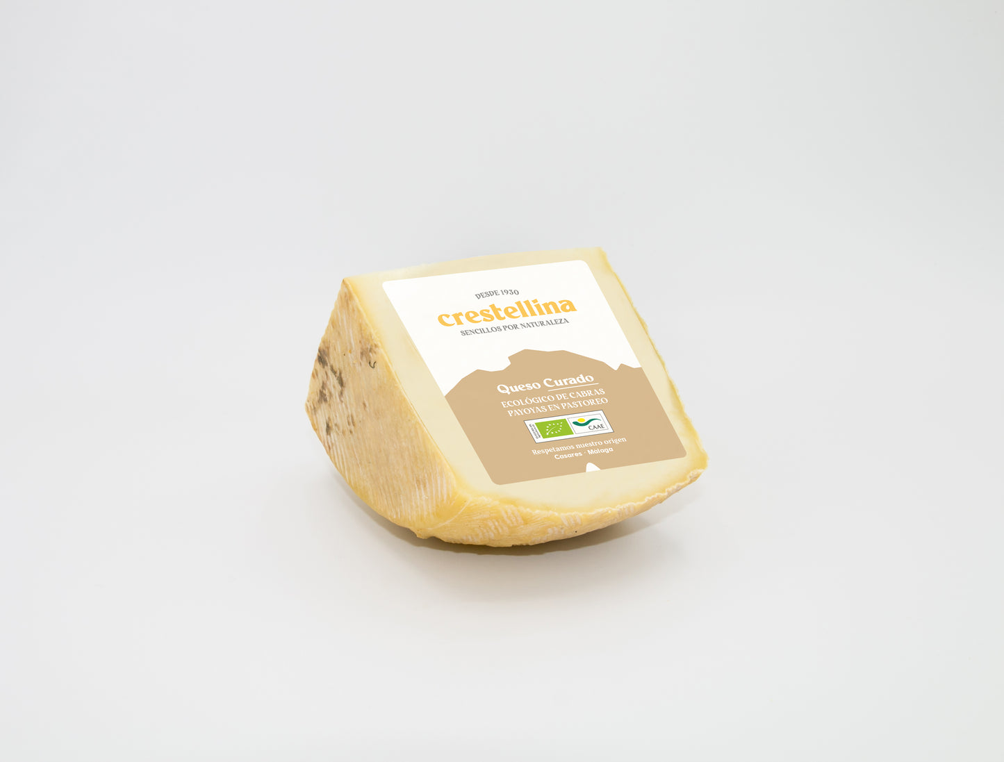 Queso curado ecológico de cabra payoya en pastoreo