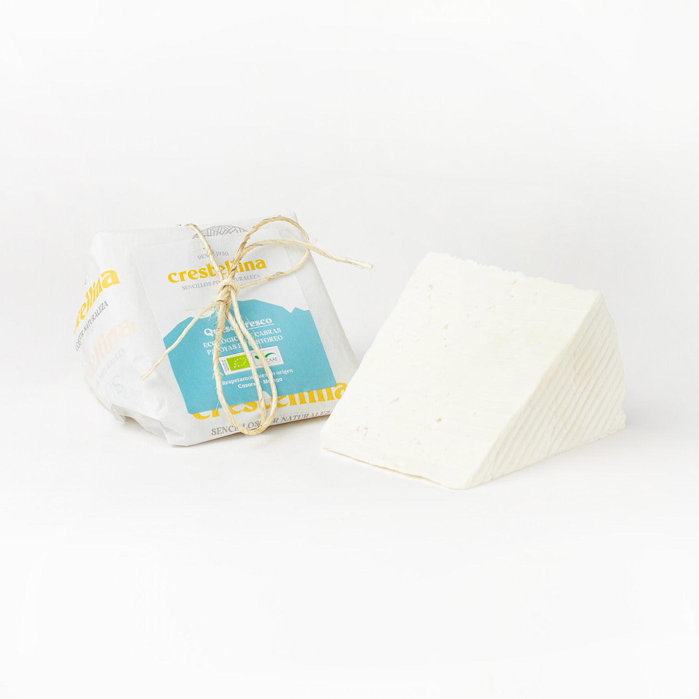 Queso fresco ecológico de cabra payoya en pastoreo