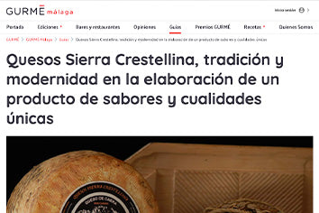Quesos Sierra Crestellina, tradición y modernidad en la elaboración de un producto de sabores y cualidades únicas